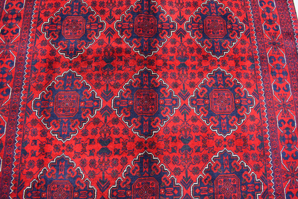 5x7 Handmade Afghan Carpet, Gorgeous Rug, Turkman Tribal Traditional 100%Wool, Bokhara Rug, Rugs For Living Room, Dining Room Rug 6.9x4.11