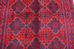 5x7 Handmade Afghan Carpet, Gorgeous Rug, Turkman Tribal Traditional 100%Wool, Bokhara Rug, Rugs For Living Room, Dining Room Rug 6.9x4.11