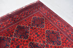 5x7 Handmade Afghan Carpet, Gorgeous Rug, Turkman Tribal Traditional 100%Wool, Bokhara Rug, Rugs For Living Room, Dining Room Rug 6.9x4.11