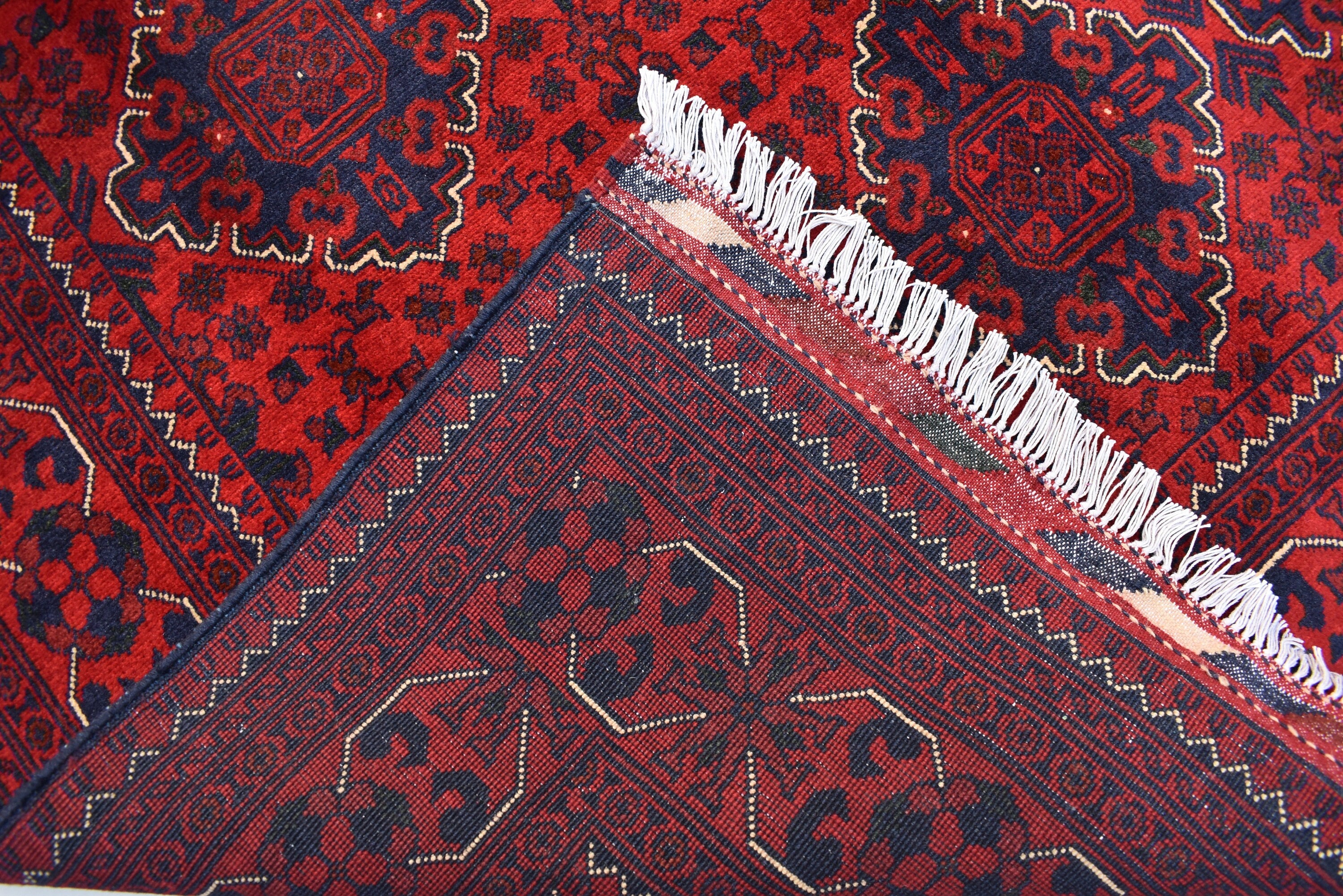 5x7 Handmade Afghan Carpet, Gorgeous Rug, Turkman Tribal Traditional 100%Wool, Bokhara Rug, Rugs For Living Room, Dining Room Rug 6.9x4.11