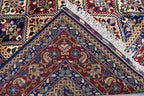 8x12Ft Large Afghan Handwoven Rug, Turkmen Wool Area Rug, Vegetable Dyed Multi Color Beautiful Rug, Rug for Living Room, Bedroom Rug 364x254