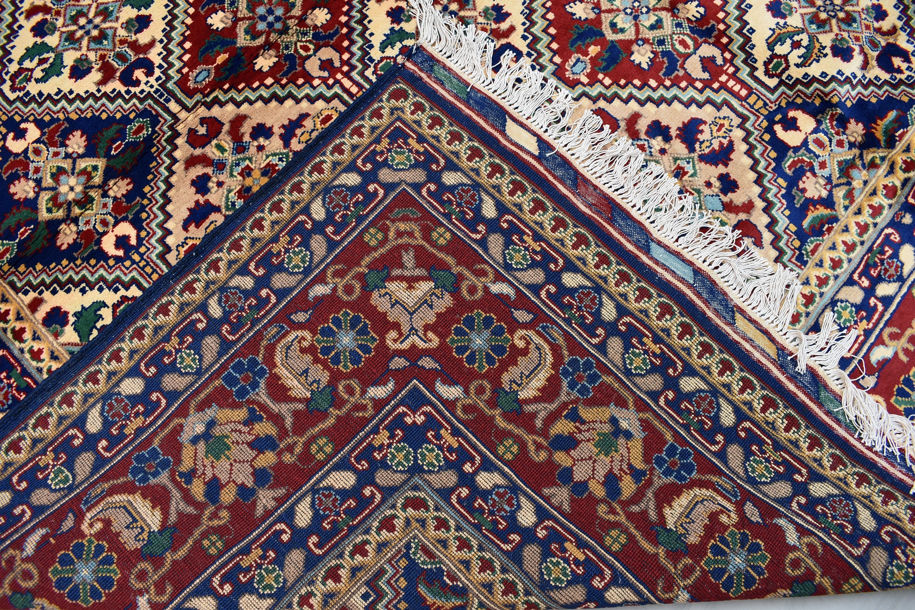 8x12Ft Large Afghan Handwoven Rug, Turkmen Wool Area Rug, Vegetable Dyed Multi Color Beautiful Rug, Rug for Living Room, Bedroom Rug 364x254