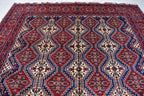 8x12 Authentic Bukhara Rug -Handwoven Central Asian Masterpiece for Your Home, Boho Home Decor, Rug for Living Room, Dining Room 11.9x8.2 ft