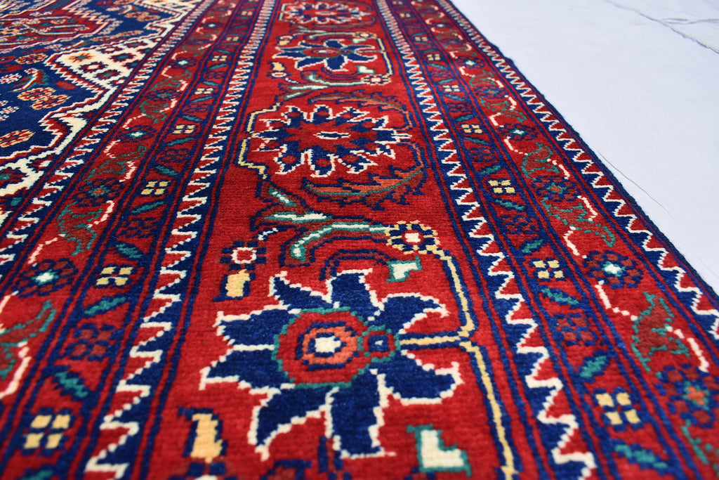 8x12 Authentic Bukhara Rug -Handwoven Central Asian Masterpiece for Your Home, Boho Home Decor, Rug for Living Room, Dining Room 11.9x8.2 ft
