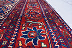 8x12 Authentic Bukhara Rug -Handwoven Central Asian Masterpiece for Your Home, Boho Home Decor, Rug for Living Room, Dining Room 11.9x8.2 ft