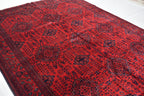 8x11 Top Quality Rug-Top Quality Handwoven Oriental Rug for Elegant Interiors,Rug for Living Room, Dining room Rug, Rich Red and Blue Rug