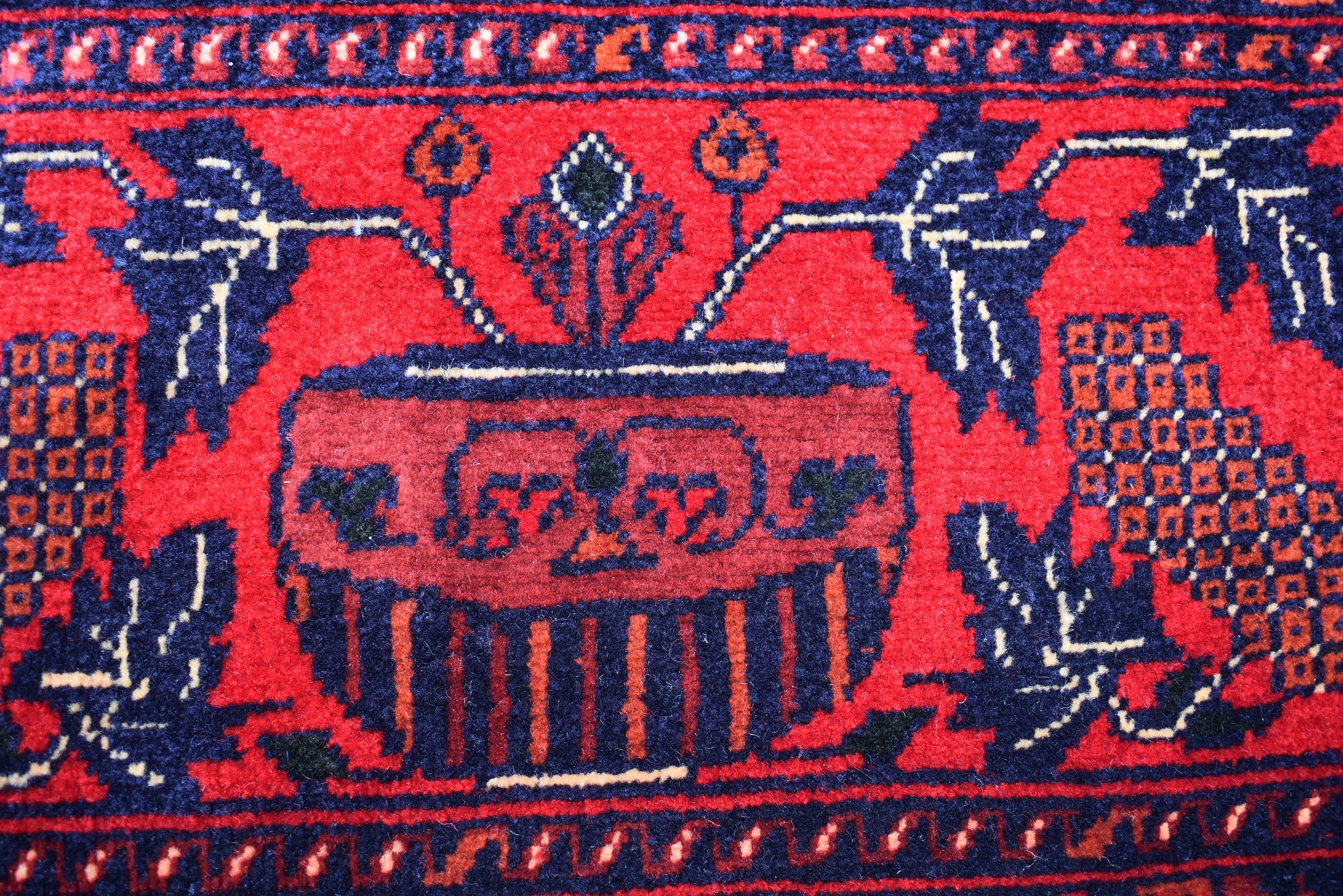 8x11 Top Quality Rug-Top Quality Handwoven Oriental Rug for Elegant Interiors,Rug for Living Room, Dining room Rug, Rich Red and Blue Rug
