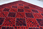11.8x8.1 Ft Large Area Rug Bokhara Rug Sale Price Turkmen 100% Wool Afghan Veg Dyes Handmade Bukhara Pattern Area Rug Turkmen Oriental Rug