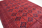 11.4 x 8.3 Ft Large Area Rug Bokhara Rug Sale Price Turkmen 100% Wool Afghan Veg Dyes Handmade Bukhara Pattern Area Rug Turkmen Oriental Rug