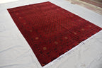 8x12Ft Large Area Rug, Afghan Tribal Handwoven Shirin Takab Rug, Turkmen Wool Area Rug, Rug for living room, Wedding gift for newly weds