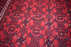 9.10 x 6.7 Ft Afghan Handmade Bashiri Rug Turkmen Wool 100% Rug Turkmen Vintage Rug Living Room Rug