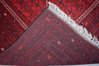 9.10 x 6.7 Ft Afghan Handmade Bashiri Rug Turkmen Wool 100% Rug Turkmen Vintage Rug Living Room Rug