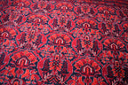 10x12Ft, Handmade Tribal Wool Rug – Hand-Knotted Flat Weave Marchak Gul Area Carpet, Boho Bedroom Rug, Large Wool Floor Decor 364x296cm