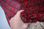 10x12Ft, Handmade Tribal Wool Rug – Hand-Knotted Flat Weave Marchak Gul Area Carpet, Boho Bedroom Rug, Large Wool Floor Decor 364x296cm