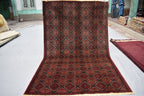 8.0 x 6.0 Ft Tekke Turkmen Oriental Bedjar Wool Rug Living Room Rug Bedroom Rug Antique Hand knotted Wool Rug Vintage Rug
