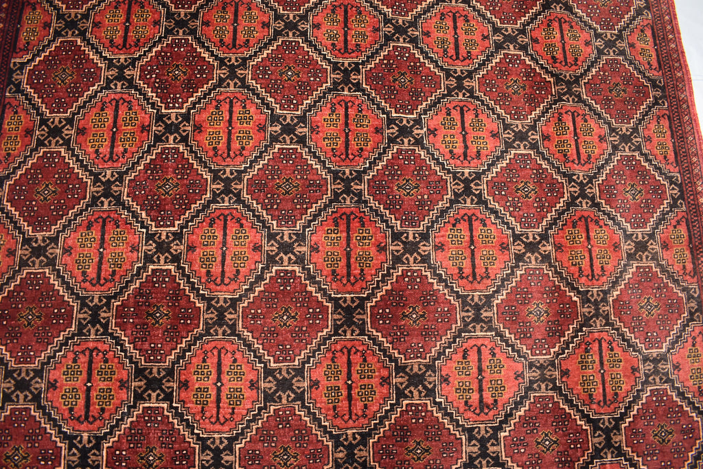 8.0 x 6.0 Ft Tekke Turkmen Oriental Bedjar Wool Rug Living Room Rug Bedroom Rug Antique Hand knotted Wool Rug Vintage Rug
