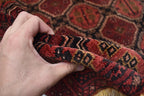 8.0 x 6.0 Ft Tekke Turkmen Oriental Bedjar Wool Rug Living Room Rug Bedroom Rug Antique Hand knotted Wool Rug Vintage Rug