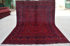 5x7 Afghan Bukhara Rug, Afghan Handmade Wool Rug, Oriental Turkoman Hand-knotted Wool Rug, Living Room Rug, Bedroom Rug, Afghan Rug