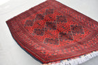 5×7 Afghan Bukhara Rug, Afghan Handmade Wool Rug, Oriental Turkoman Hand-knotted Wool Rug, Living Room Rug, Bedroom Rug, Afghan Rug