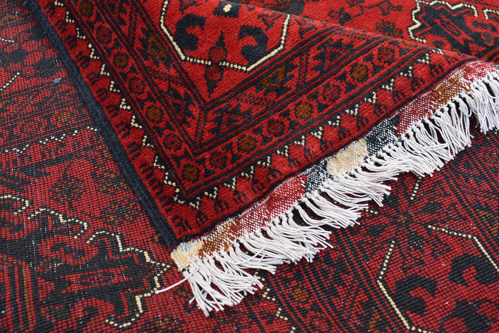 5×7 Afghan Bukhara Rug, Afghan Handmade Wool Rug, Oriental Turkoman Hand-knotted Wool Rug, Living Room Rug, Bedroom Rug, Afghan Rug