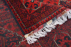 5×7 Afghan Bukhara Rug, Afghan Handmade Wool Rug, Oriental Turkoman Hand-knotted Wool Rug, Living Room Rug, Bedroom Rug, Afghan Rug