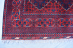 6.7 x4.10 Ft Afghan Bukhara rug, Turkmen handmade Wool rug, Custom Khal Muhammadi Khamyab Bukhara rugs, Tribal rug, Living room, Office rug