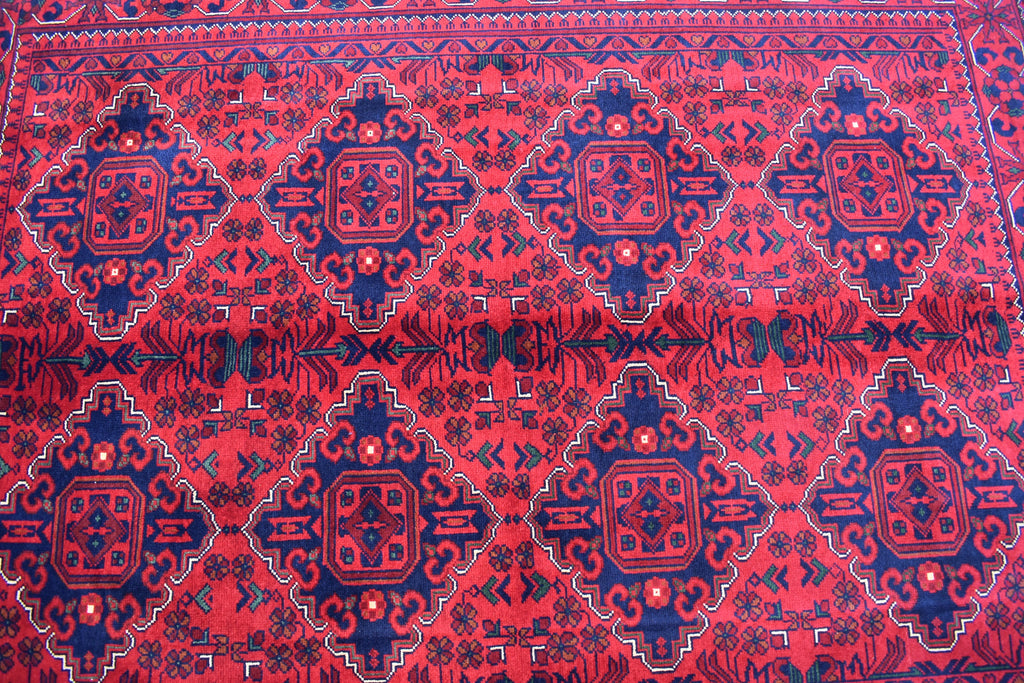 6.4 x4.9 Ft Afghan Bukhara rug, Turkmen handmade Wool rug, Custom Khal Muhammadi Khamyab Bukhara rugs, Tribal rug, Living room, Office, rug
