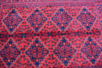 6.4 x4.9 Ft Afghan Bukhara rug, Turkmen handmade Wool rug, Custom Khal Muhammadi Khamyab Bukhara rugs, Tribal rug, Living room, Office, rug