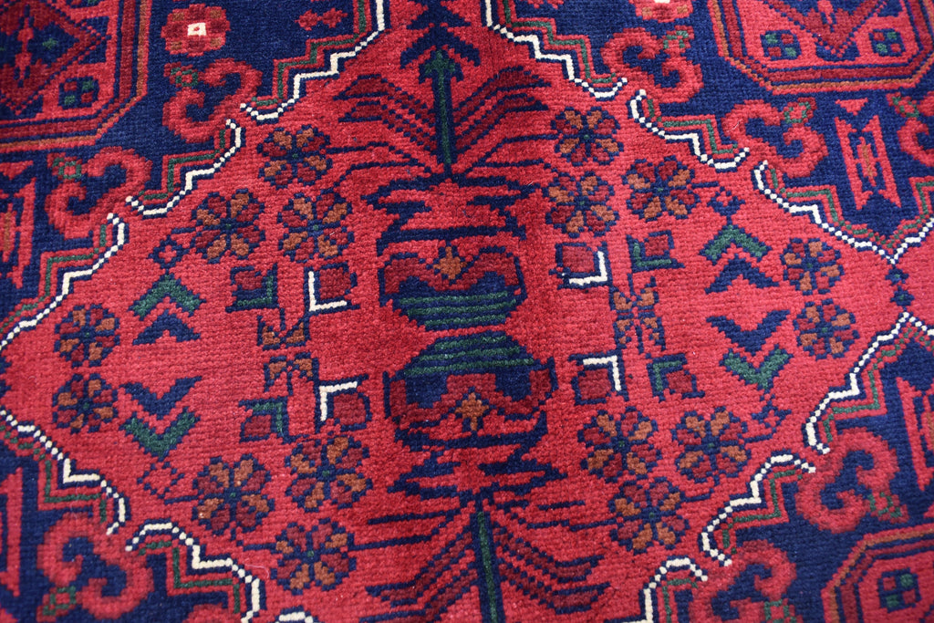 6.4 x4.9 Ft Afghan Bukhara rug, Turkmen handmade Wool rug, Custom Khal Muhammadi Khamyab Bukhara rugs, Tribal rug, Living room, Office, rug