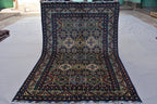 Afghan rug 6.2 x 4.10 Ft, High-Quality Afghan Turkman, Handmade Rug, Hand-knotted Bukhara Rug, Bedroom rug ,Area Rug, Oriental Living Room