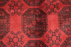 9.6 x 6.8 Ft Afghan Antique Elephant Foot Design Vinatge Rug Turkmen Pattern Bedroom Hnad knotted rug Area & Floor Rug
