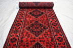 13.0 x 2.8 Ft Long Runner Best Quality Turkmen Khamiyab Khal Mohammadi Bokhara Runner Afghan Handmade Wool Oriental Hallway runner