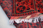 13.0 x 2.8 Ft Long Runner Best Quality Turkmen Khamiyab Khal Mohammadi Bokhara Runner Afghan Handmade Wool Oriental Hallway runner
