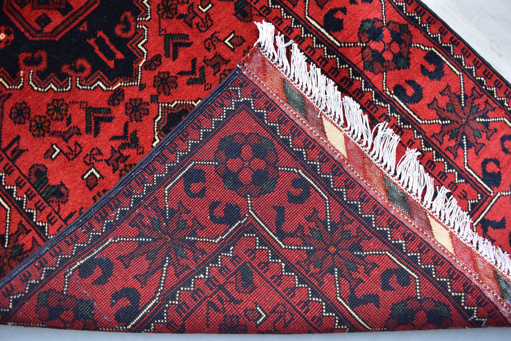 13.0 x 2.8 Ft Long Runner Best Quality Turkmen Khamiyab Khal Mohammadi Bokhara Runner Afghan Handmade Wool Oriental Hallway runner
