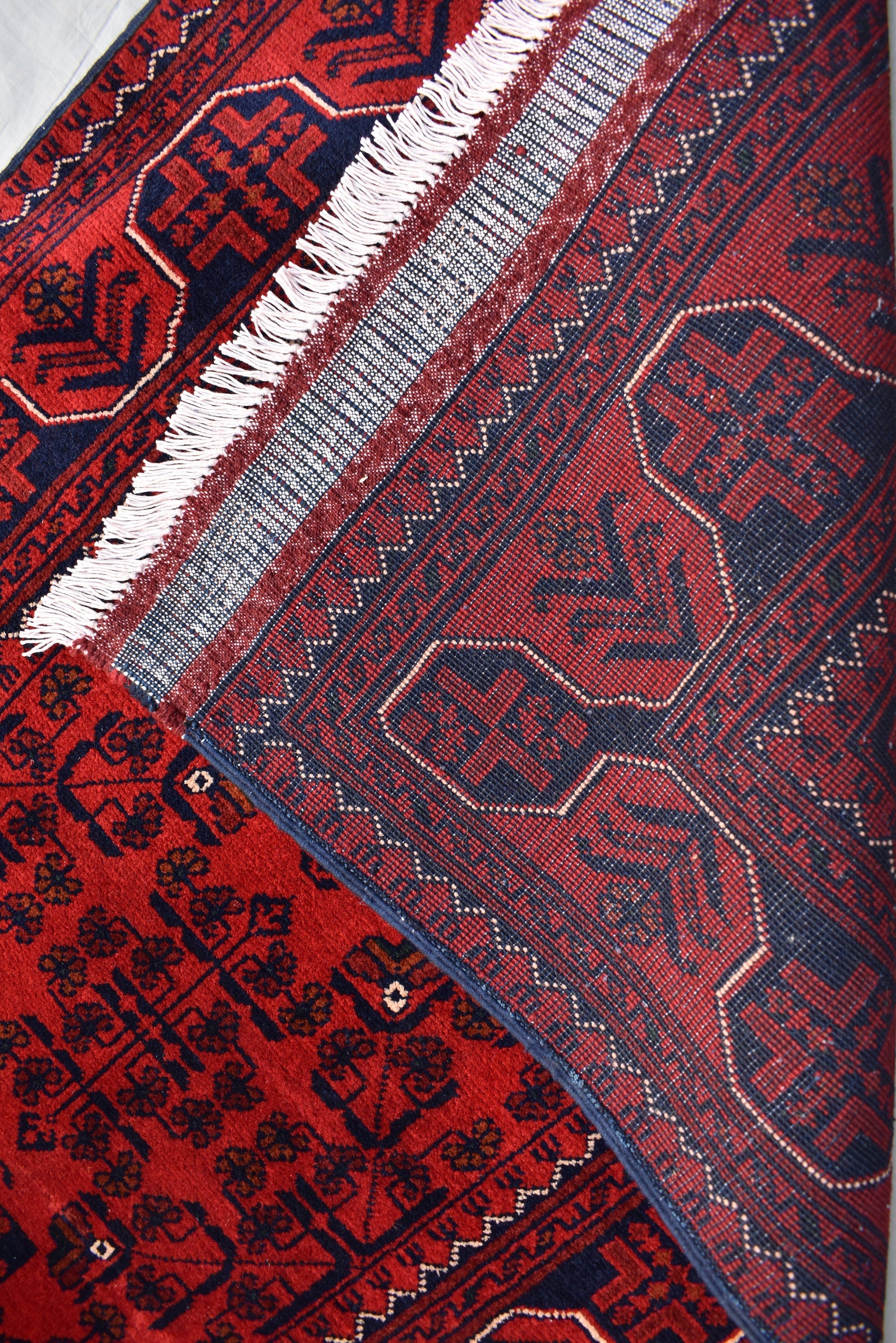 19.7x2.7Ft Long Runner Best Quality Turkmen Khamyab Khal Mohammadi Bokhara Runner Afghan Handmade Wool Oriental Hallway runner, Entryway Rug
