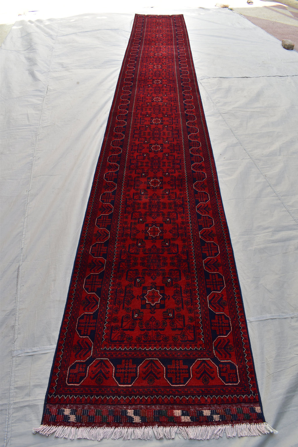 3x20Ft, Long Runner Best Quality Turkmen Khamiyab Khal Mohammadi Bokhara Runner Afghan Handmade Wool Oriental Hallway runner 600x78 cm