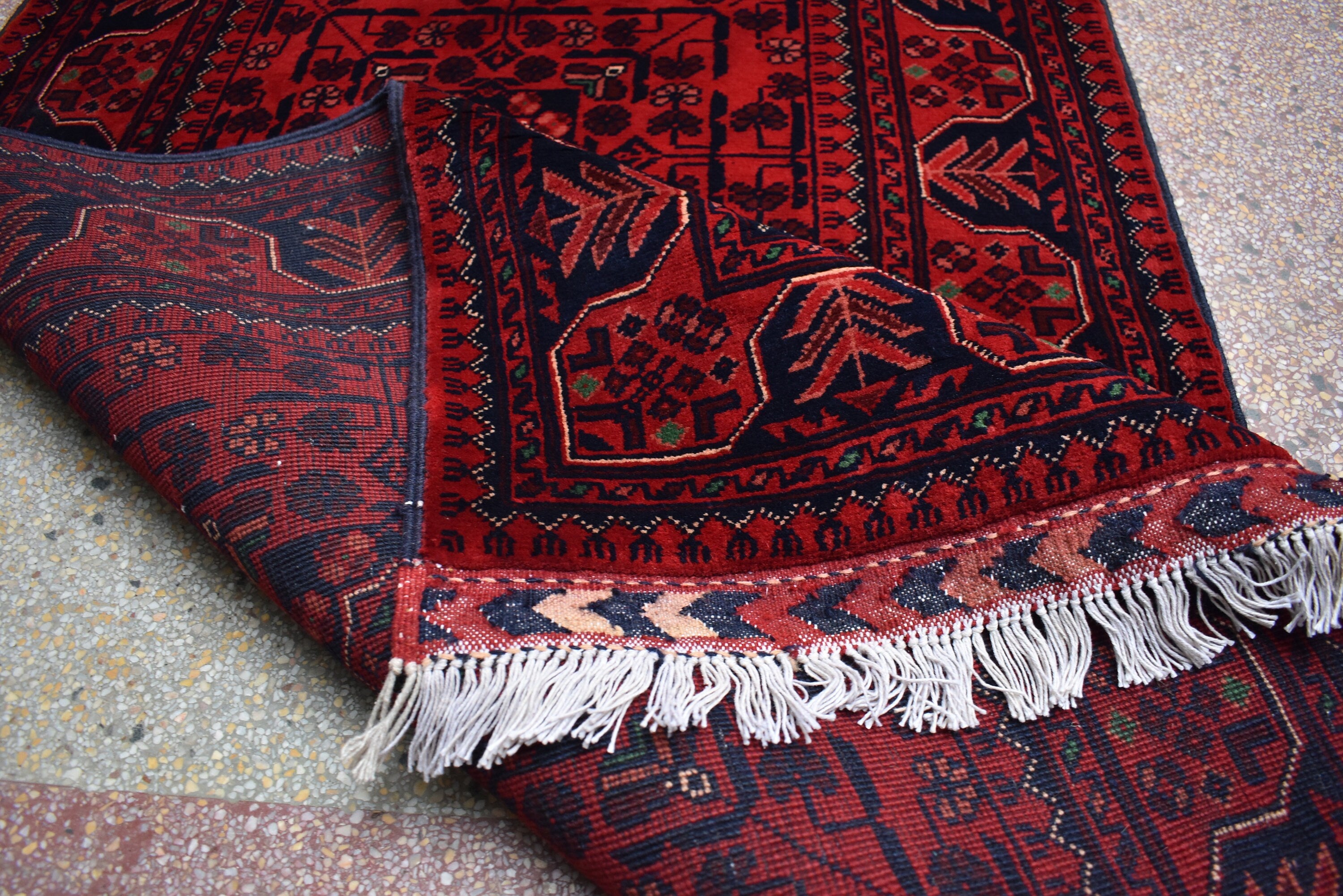 31.6 x 2.9 Ft Long Runner Best Quality Turkmen Khamiyab Khal Mohammadi Bokhara Runner Afghan Handmade Wool Oriental Hallway runner