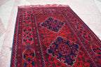 23.2 x 2.8 Ft Long Runner Best Quality Turkmen Khamiyab Khal Mohammadi Bokhara Runner Afghan Handmade Wool Oriental Hallway runner