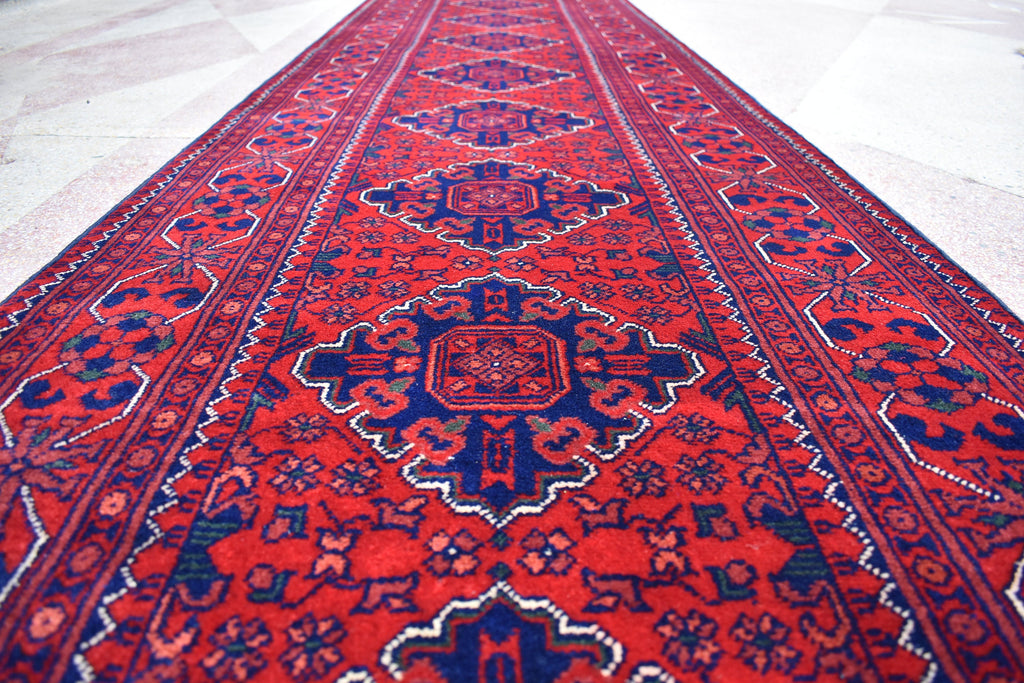 23.2 x 2.8 Ft Long Runner Best Quality Turkmen Khamiyab Khal Mohammadi Bokhara Runner Afghan Handmade Wool Oriental Hallway runner