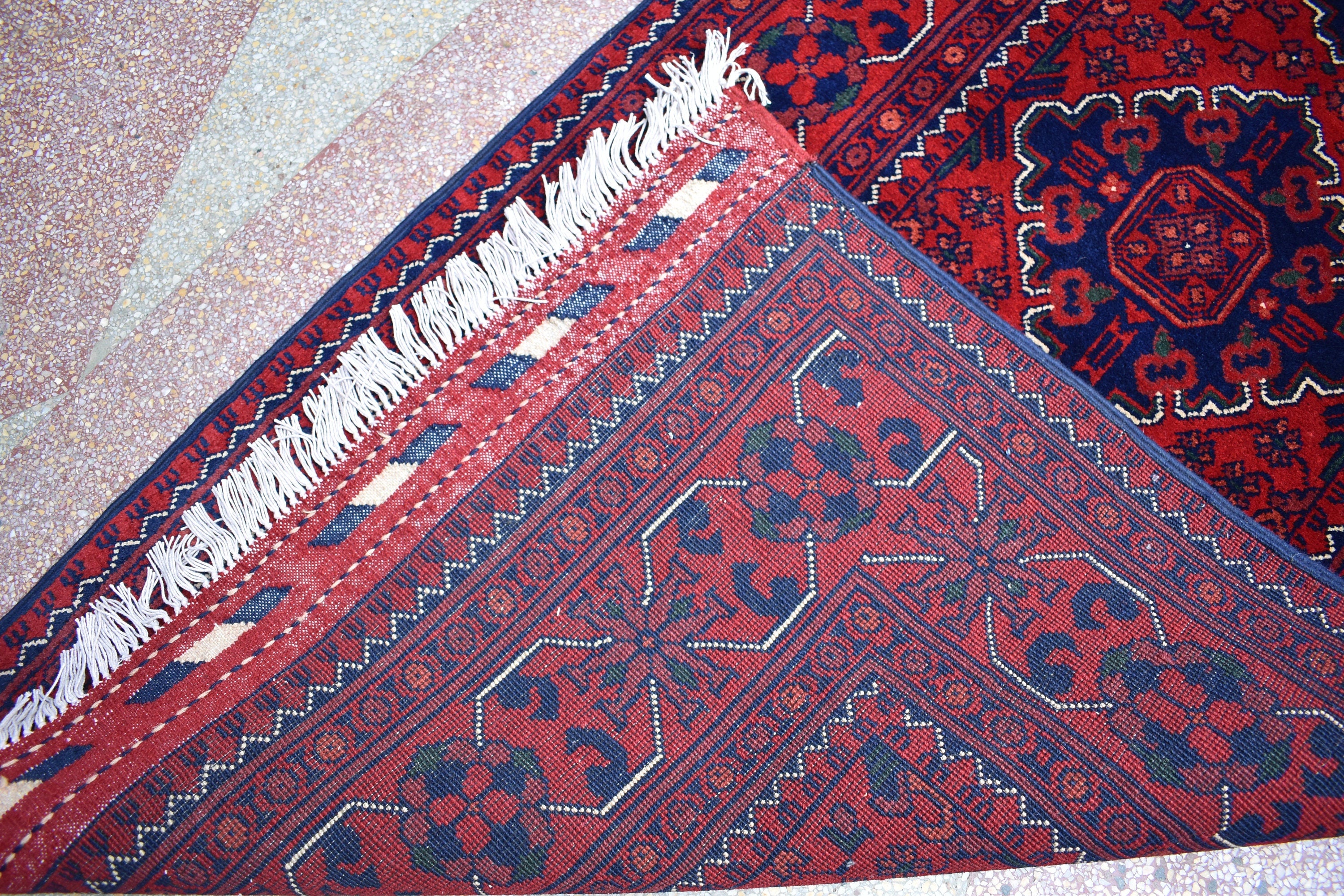23.2 x 2.8 Ft Long Runner Best Quality Turkmen Khamiyab Khal Mohammadi Bokhara Runner Afghan Handmade Wool Oriental Hallway runner