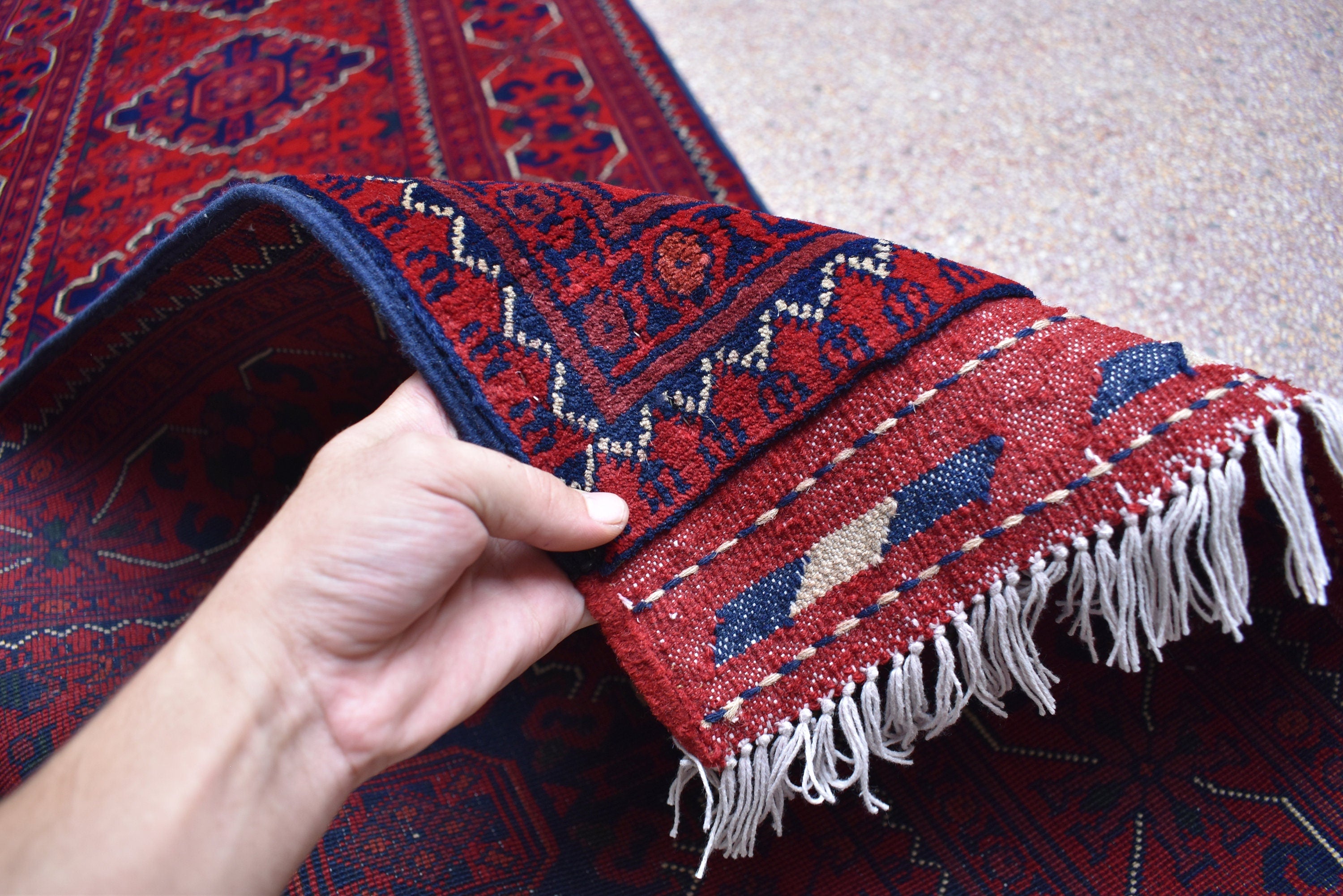 23.2 x 2.8 Ft Long Runner Best Quality Turkmen Khamiyab Khal Mohammadi Bokhara Runner Afghan Handmade Wool Oriental Hallway runner