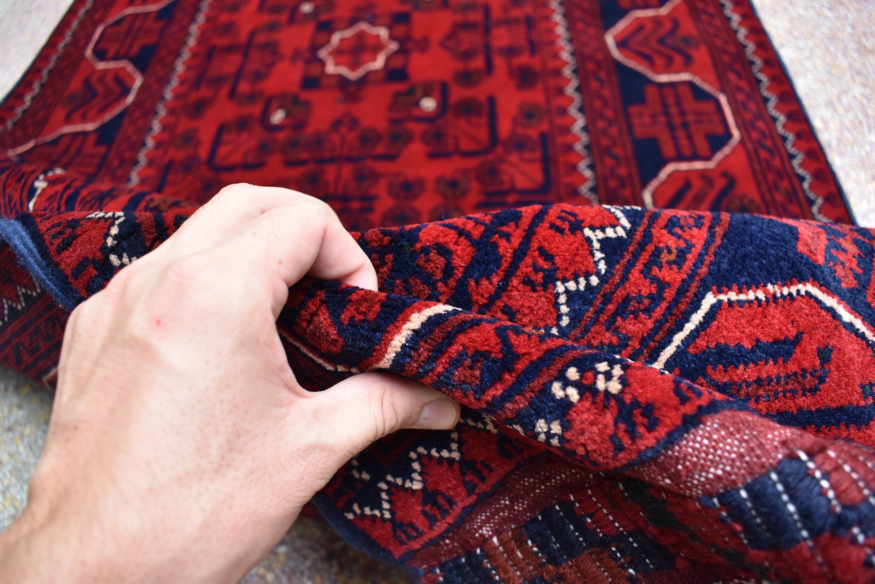 19.6 x 2.7 Ft Long Runner Best Quality Turkmen Khamiyab Khal Mohammadi Bokhara Runner Afghan Handmade Wool Oriental Hallway runner