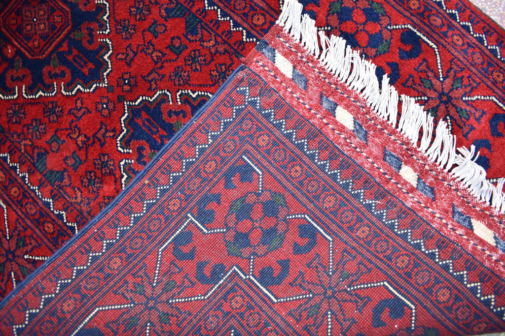 3x23Ft Long Handwoven Afghan Hallway Runner Rug, Turkmen Wool Extra Long Narrow Rug, Corridor Rug, Entryway Rug, Rug for Parties, Functions
