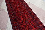 12.11 x 2.9 Ft Long Runner Best Quality TUrkmen Khamyab Khal Mohammadi Bokhara Runner Afghan Handmade Wool Oriental Hallway Runner
