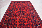 12.11 x 2.9 Ft Long Runner Best Quality TUrkmen Khamyab Khal Mohammadi Bokhara Runner Afghan Handmade Wool Oriental Hallway Runner