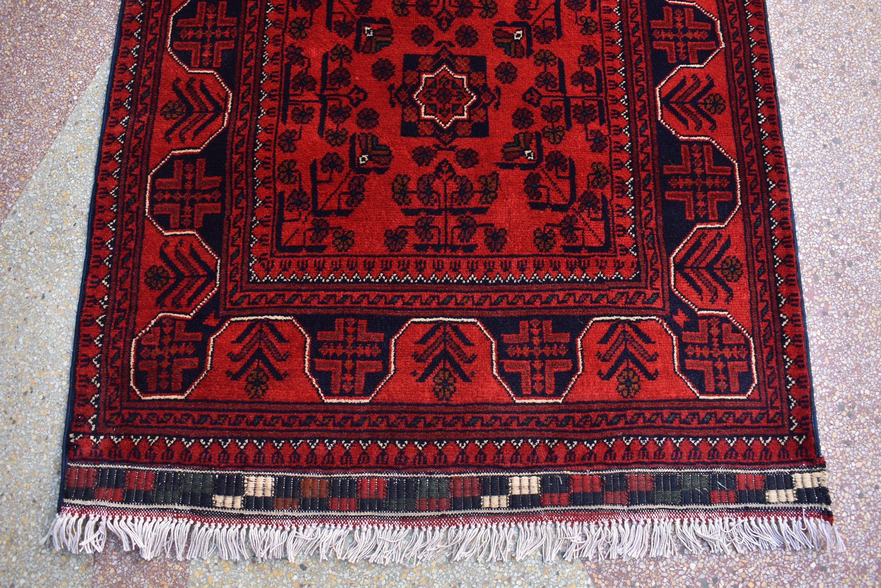 12.11 x 2.9 Ft Long Runner Best Quality TUrkmen Khamyab Khal Mohammadi Bokhara Runner Afghan Handmade Wool Oriental Hallway Runner