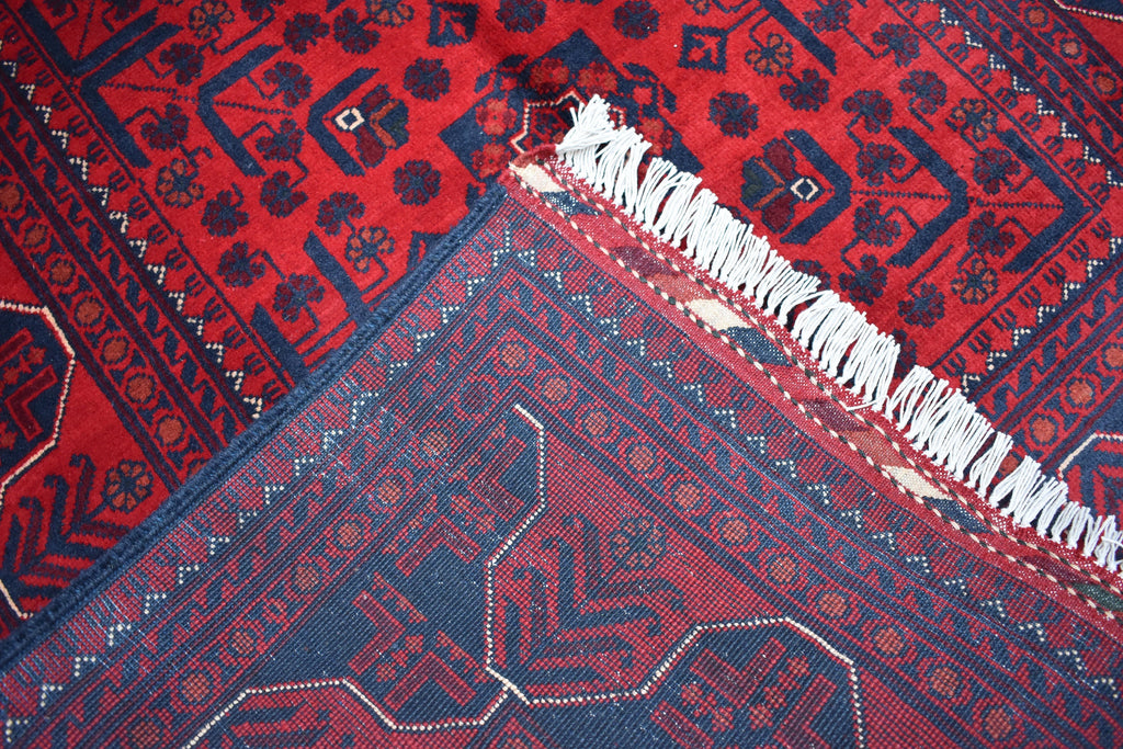 5.2 x 3.5 Ft Bokhara Rug Turkmen 100% Wool Afghan Veg dyes Handmade bukhara Pattern Area rug 5x3 Turkmen Oriental Rug