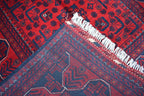 5.2 x 3.5 Ft Bokhara Rug Turkmen 100% Wool Afghan Veg dyes Handmade bukhara Pattern Area rug 5x3 Turkmen Oriental Rug