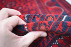 5.2 x 3.5 Ft Bokhara Rug Turkmen 100% Wool Afghan Veg dyes Handmade bukhara Pattern Area rug 5x3 Turkmen Oriental Rug