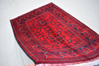 3x5 Bokhara Rug Turkmen 100% Wool Afghan Veg dyes Handmade Bukhara Pattern Turkmen Oriental Rug, Bedroom Rug, Living Room Rug 4.11x3.5 ft